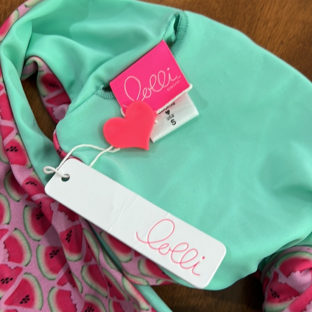 Lolli watermelon bandeau bikini top - Picture 5 of 9
